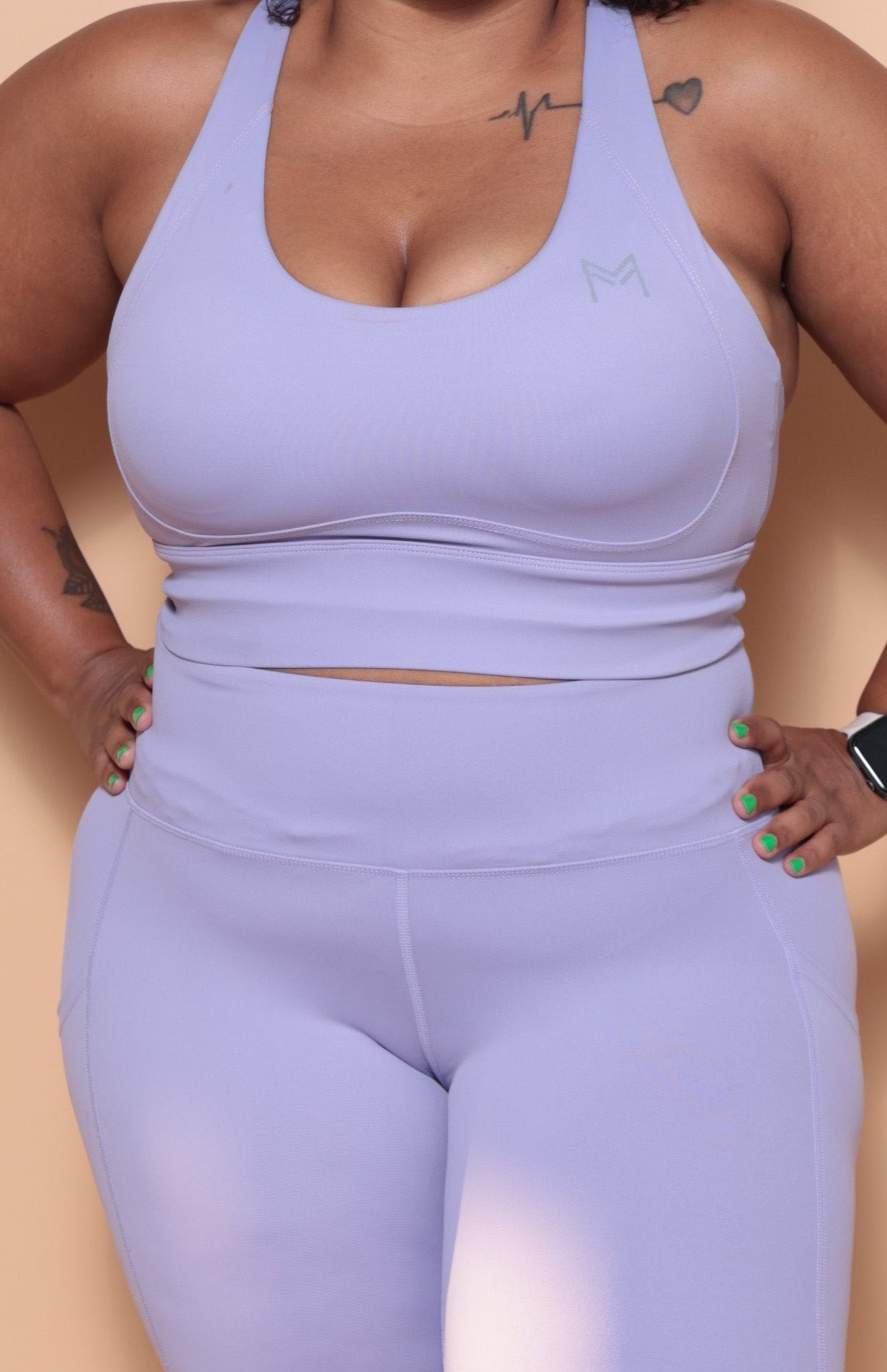 Essential Solid - Criss Cross Bra No hook - Final Sale